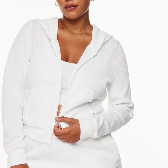 Aritzia Sweaters - Aritzia- TNA Waffle Zip-up